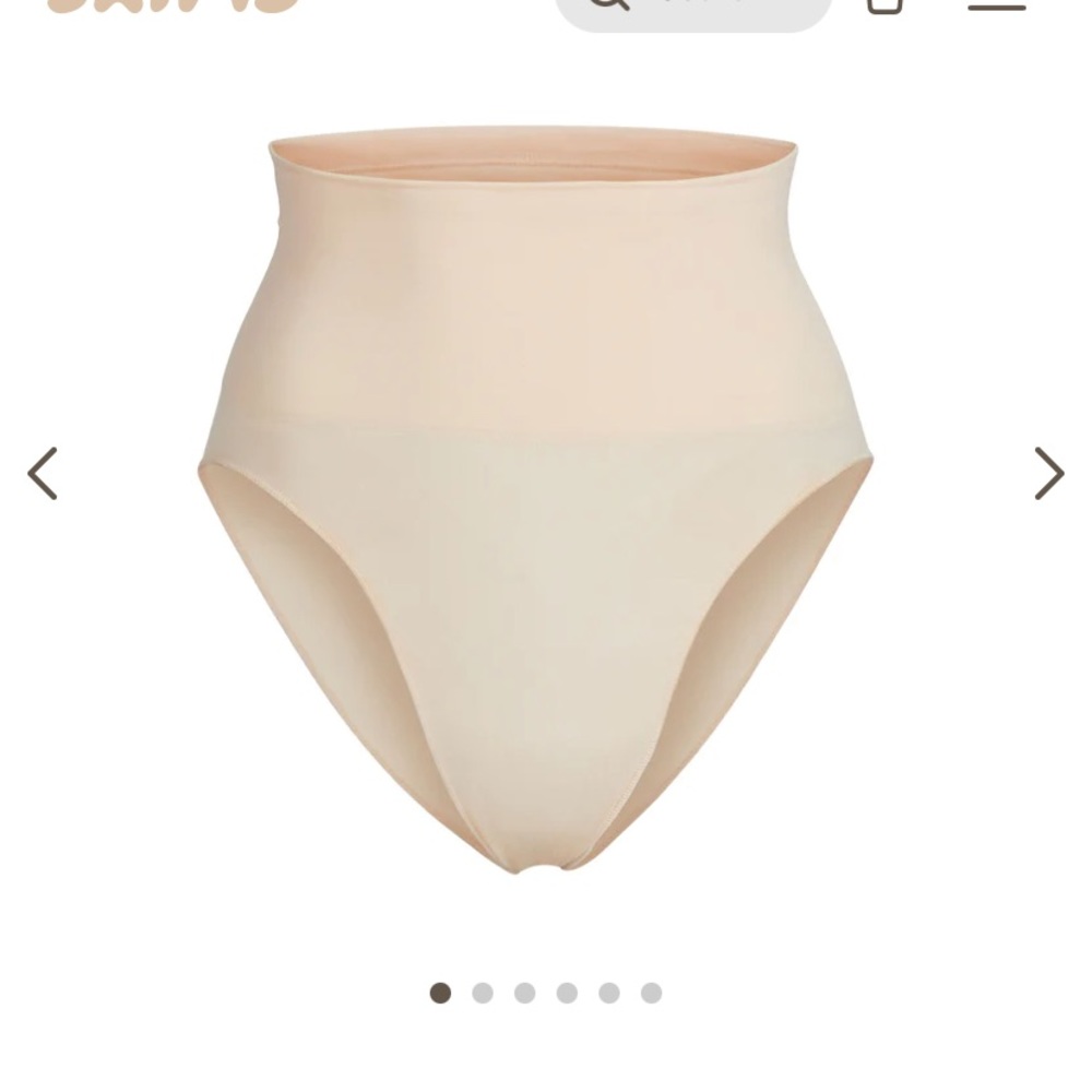 SKIMS core control brief panty in color sand. Small/medium new with tags